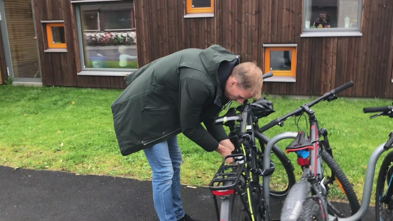 - Bruk sykkelen til kamp